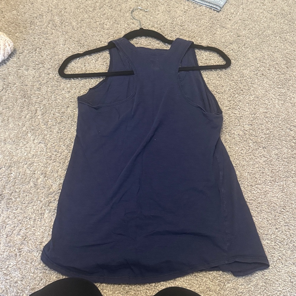 Pro Edge Navy Tank Top with Penn State Graphic - Picture 3 of 3